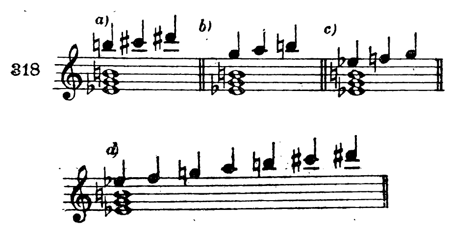 318. a) b) c) d)