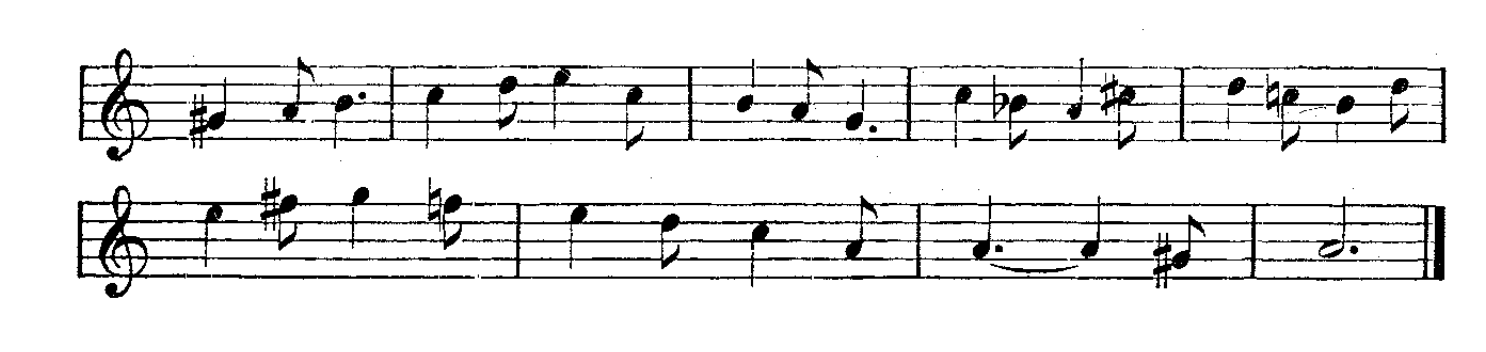 Original notation · printed page 100