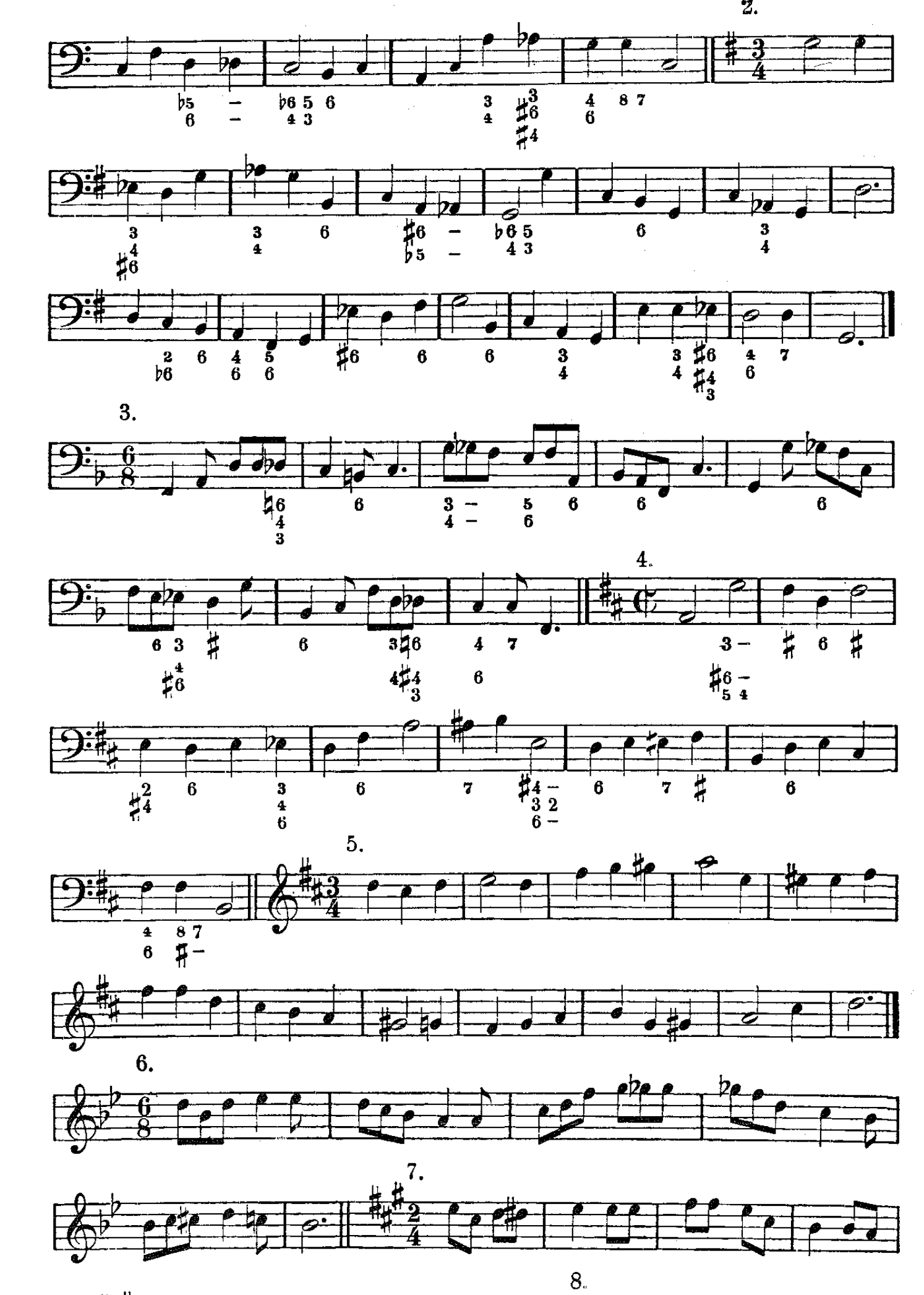 Original notation · printed page 110