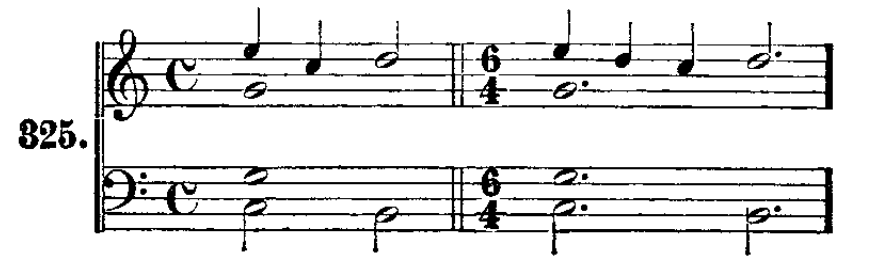 Original notation · printed page 122