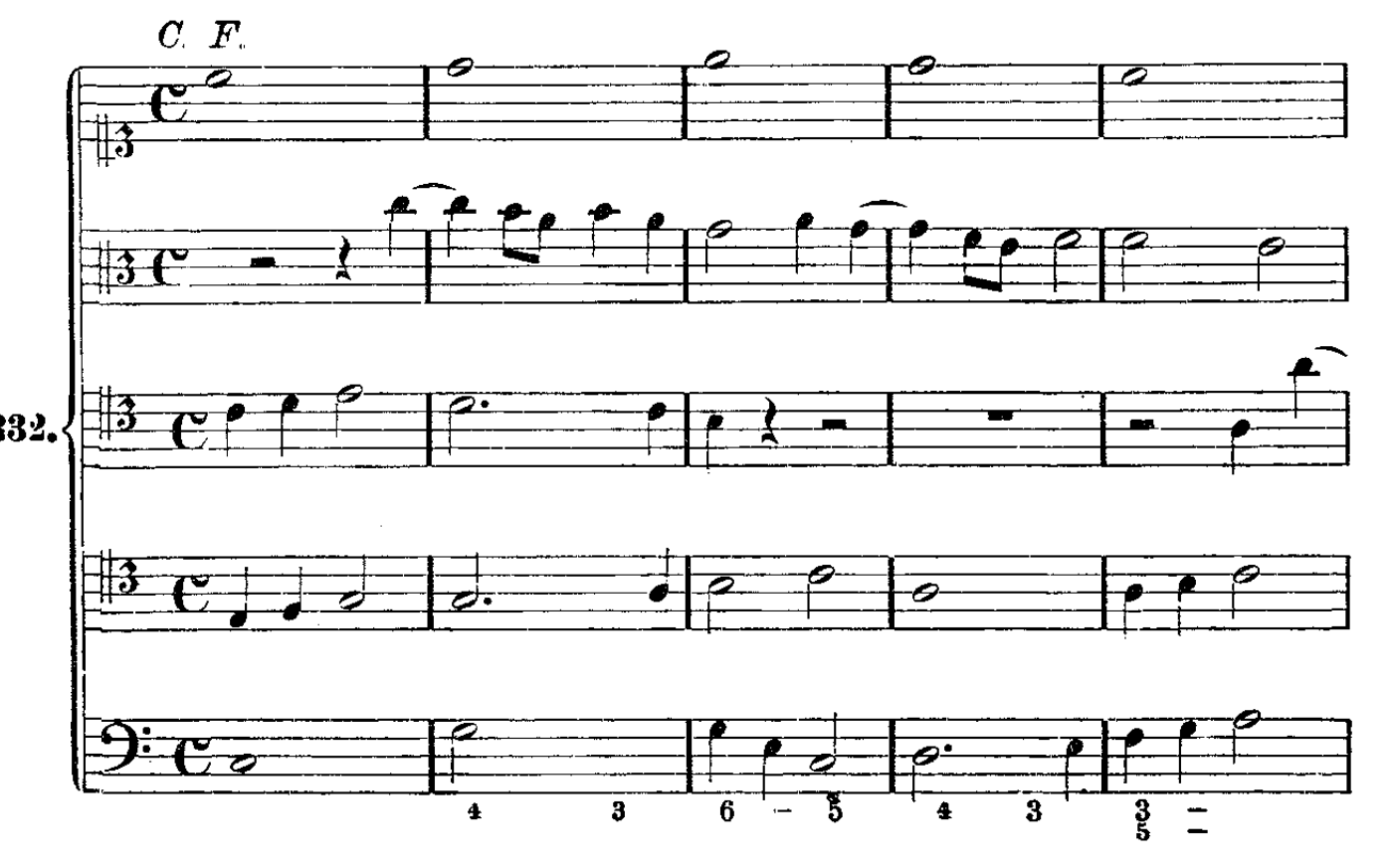 Original notation · printed page 124