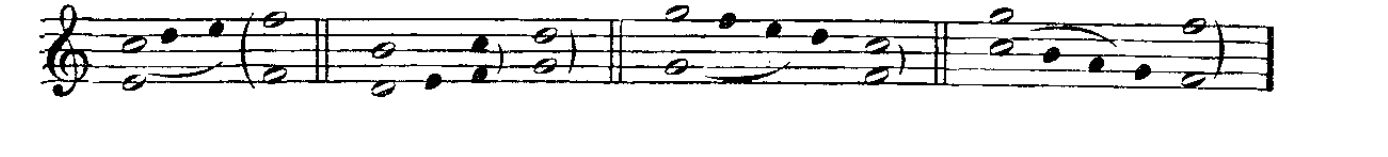 Example Unnumbered concealed tones